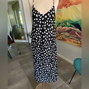 Black White Polka Dot Dress by Scoop S